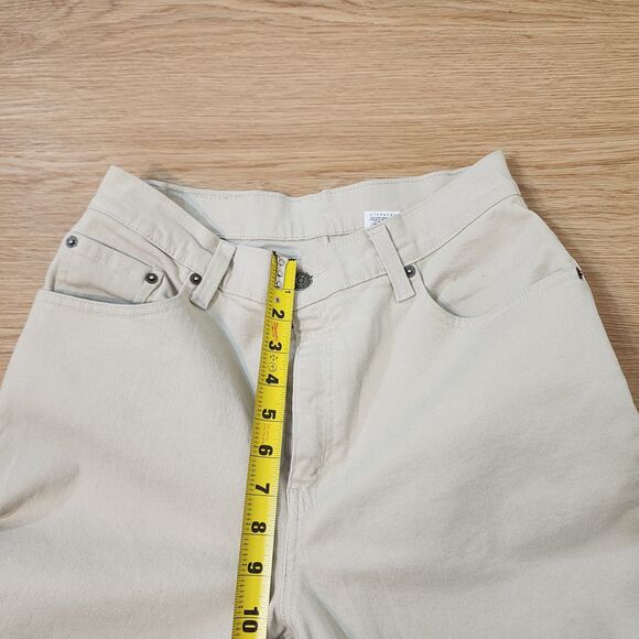 Vtg Levis 550 Relaxed Fit Tapered Leg Denim Jeans Sz 10 Misses Beige Pants 29x28 - Picture 6 of 15